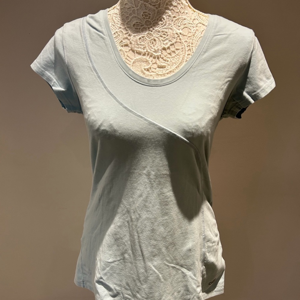 Fila Women's Soft Blue Short Sleeve Tee